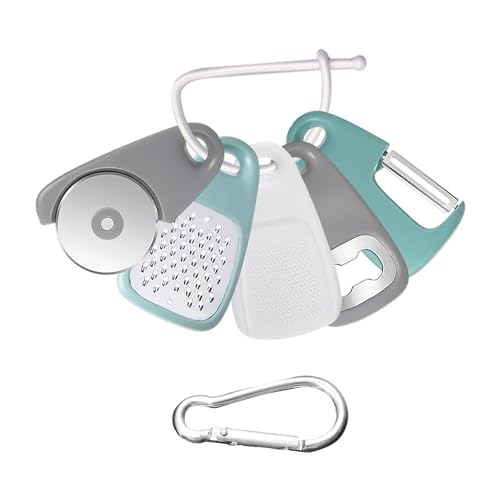 5 Pieces Kitchen Gadgets, 1 Piece White Carabiner, Multifunctional Fruit Peeler, Kitchen Accessories, Camping Essentials, Stainless Steel Camping Accessories, Camping Gear 5 Pieces Kitchen Gadgets, 1 Piece White Carabiner, Multifunctional Fruit Peeler, Kitchen Accessories, Camping Essentials, Stainless Steel Camping Accessories, Camping Gear