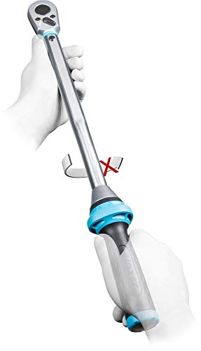 Image of HAZET Torque Wrench 5111-3CT I Square Drive 0.39 in (3 /8 Inch), Reversible Ratchet Min-Max: 20-23.38 Galbf-Ft, Tool for Changing Tires and Working on Motor Vehicles /Cars and Bicycles