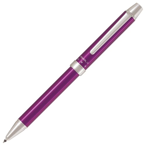 Image of Pilot 2 +1 EVOLT 2 Color 0.7 mm Ballpoint Multi Pen 0.5 mm Mechanical Pencil, Violet Body (BTHE-1SR-V)