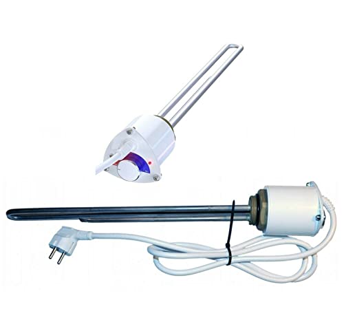 Elektroheizstab Heizstab 2 bis 9kW 230V-400V f. Warmwasserspeicher Boiler (H-2000W - 230W - 5/4") Cover