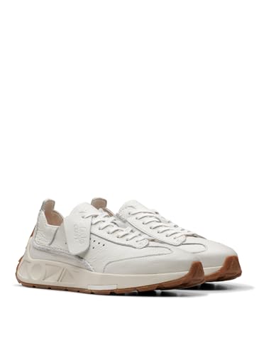Clarks Para Mujer. 26176397 Zapatillas De Piel Craft Speed Blanco (41), Plano, Cordones, Casual - 4