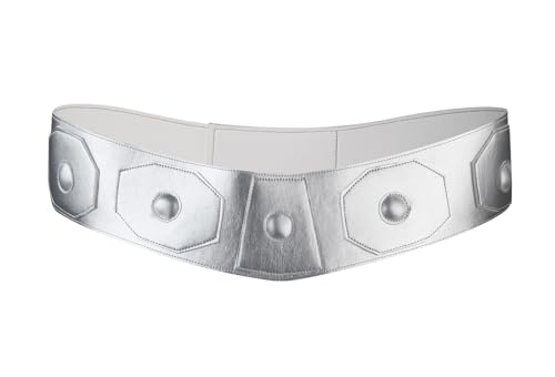 Womens Princess Costume Belt Cosplay Props PU Leather Waist Belts Halloween Accessories Outfit for Adult