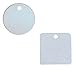 Accuform TDB304 Aluminum Blank Identification Tag, Circle, 18 Gauge, 1-1/4