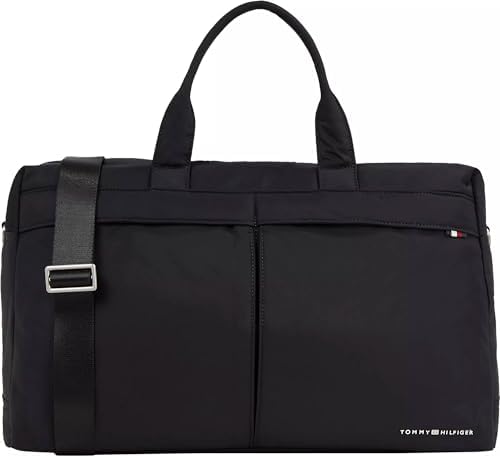 Tommy Hilfiger, TH Signature - Bolsa de lona para hombre, color n...