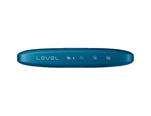 Image of Samsung Level Box Slim EO-SG930CLEGIN Water Resistant Pocket Sized Bluetooth Speaker (Blue)
