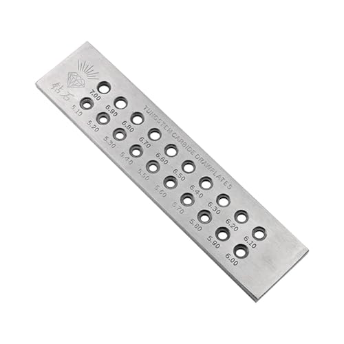 Outil de tréfilage rond en acier tungstène portable pour fabrication de bijoux