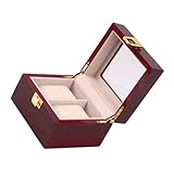 Coffret de montre - principalement fabriqué en panneau de fibres, sûr et durable, pas facile à déchirer et doté d'un conteneur à bijoux