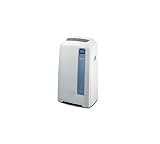 De'Longhi PAC WE112 Eco Mobiles Klimagerät (Klimaanlage, Wasser-Luft-Technologie, Max. Kühlleistung 3,0 kW/11.500 BTU/h, Separate Entfeuchtungsfunktion, Geeignet für Räume bis zu 100 m³)