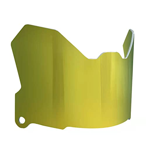 Gy Football Facemask Visor - Color Tinted Eye-Shield For Football Helmet (Fv228A Gold) #TOP4