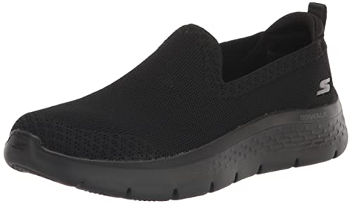 Skechers Damen Go Walk Flex Bright Summer Low-Top-Sneaker, Schwarz, 42 EU