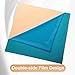 2Pcs Pure Copper Sheet 12 x 12 Inch (11.8Inch) 24 Gauge/0.5mm Metal Copper Plate Film Attached Copper Plates for Crafts, Jewelry, Repair, Electrical, Industry