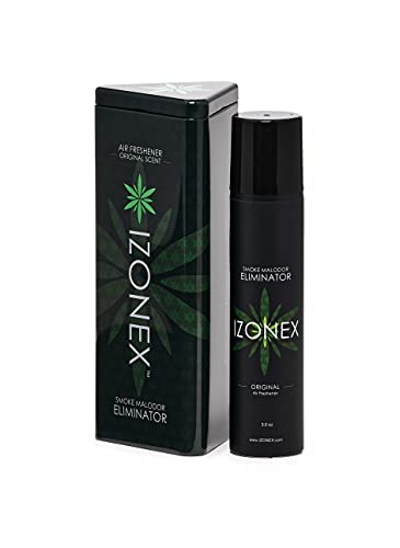 IZONEX Smoke Odor Eliminator Spray for Home & Car, Instant Cigarette, Marijuana & Weed Smell Eliminator - Air Freshener Spray - Permanent Smoke Smell / Weed Odor Eliminator