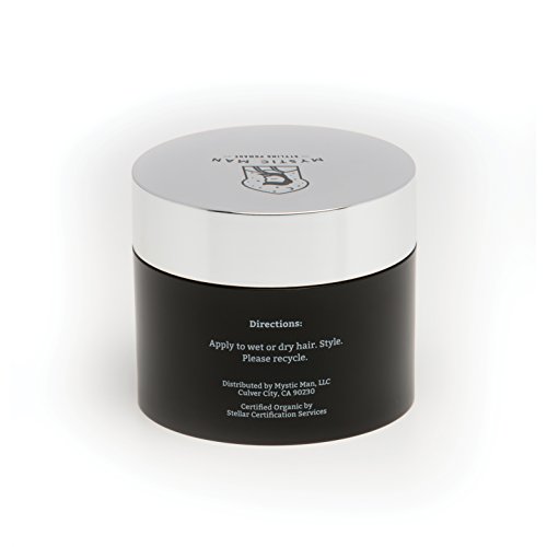 Mystic Man - Organic Beard Balm For Men, 100% Natural Leave-In Beard Conditioner, Beard Styling Balm, Blend Of Beeswax & Coconut Oil, Strengthens & Softens Beards & Mustaches,3.5 Oz #TOP7