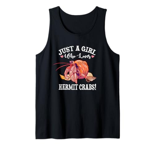 Cute Just A Girl Who Loves Pet Hermit Crab Lover Camiseta sin Mangas