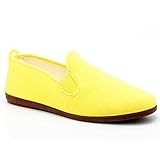  javer 55-1 - Zapatilla Kung-FU Lona JAVER Mujer Color: Amarillo Talla: 38