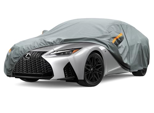 Image of Kayme Heavy Duty Car Cover Custom Fit Lexus is 250 300 350 Waterproof All Weather for Automobiles, Full Exterior Covers Sun Rain UV Protection.（Deliver About 3-10 Days）
