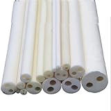 Alumina Ceramic Tube with 2 Hole Od 1-8mm Insulation Hollow Thermocouple Aluminum Oxide Ceramic Tube Al2o3(2x0.6x100 (1pcs))
