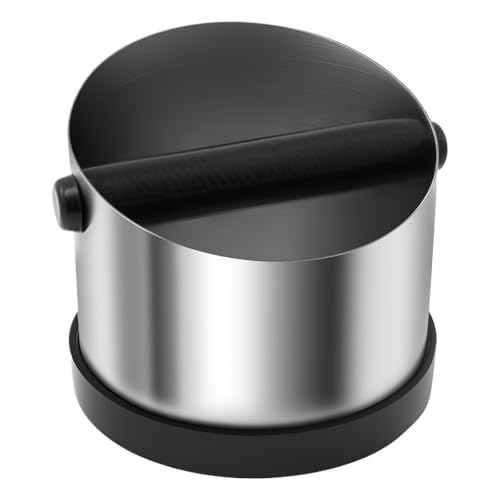 Stainless Steel Coffee Knock Box for Espresso Ground Disposal - Universal Accessory for Espresso Machines