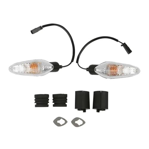 ZSHYTWE Faros Delanteros Moto Indicador Luz Giro Trasera Motocicleta para Ducati para Monster 696 2008-2011 para Monster 796 2002-2014 Faro Conjunto Faro(Clear)