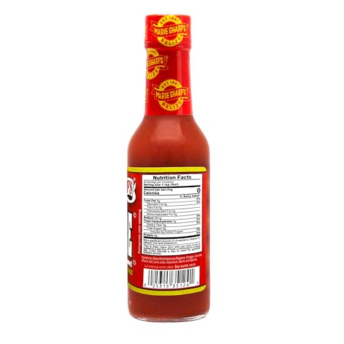 Marie Sharp’s BEWARE Comatose Heat Level Habanero Pepper Sauce, 10 oz | Extreme Heat Hot Sauce from Belize | All-Natural, No Preservatives | For Serious Chiliheads Only (Pack of 2)