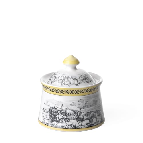 Villeroy & Boch Audun Ferme Sugar Bowl, Premium Porcelain, Made in Germany, 10 oz capacity