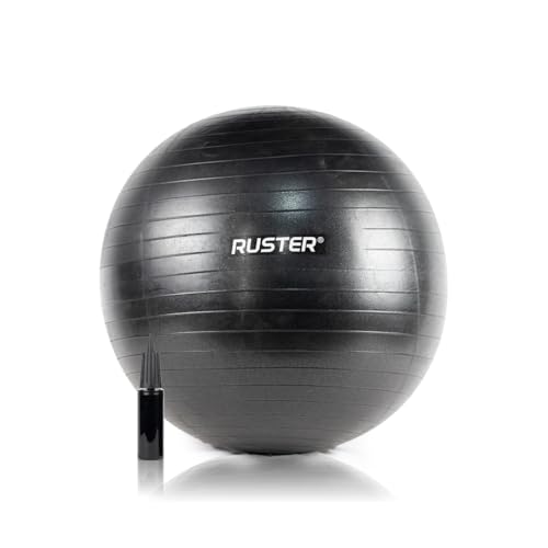 RUSTER - Pelota de Pilates Anti Pinchazo 55/65 cm | Pelota Pilate...
