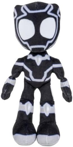 Marvel Spidey & His Amazing Friends Action Figures Superheroes + Villains (Choose Figure) (Black Panther (8" Plush)) - Image 2