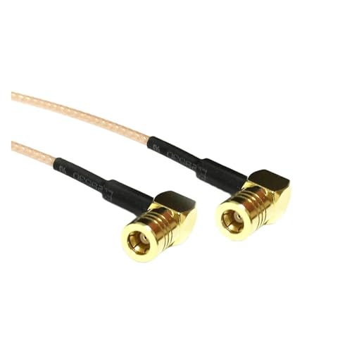 Câble SMB femelle à angle droit 90° anti-torsion avec fil coaxial RG178