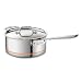 All-Clad 6203 SS Copper Core 5-Ply Bonded Dishwasher Safe Saucepan with Lid / Cookware, 3-Quart, Silver