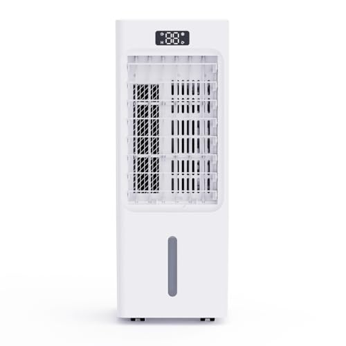Aire Acondicionado Portatil 4 en 1, Enfriador de Aire con 6L Tanque, 4 Modos 3 Velocidades,...