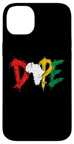 Dope Africa Map Pan African Colors Juneteenth �X�}�z�P�[�X iPhone 14 Plus �p