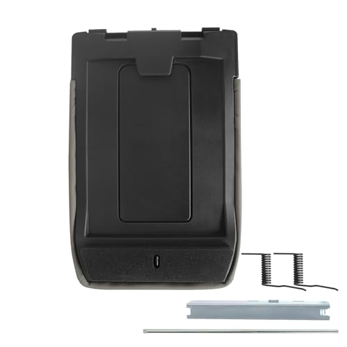 omoZone Center Console Armrest Lid Dark Gray Compatible with 2001-2007 Chevrolet Chevy Silverado Suburban Tahoe GMC Sierra Yukon XL Replaces 19127365 19127366 19127364 by omoZone - Image 4