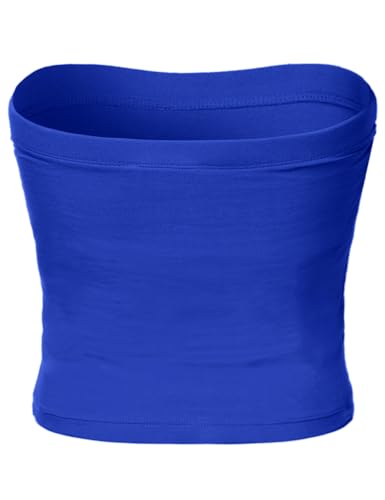 Image of Women's Shapewear Tube Tops Strapless Ruched Built-in Shelf Bra Casual