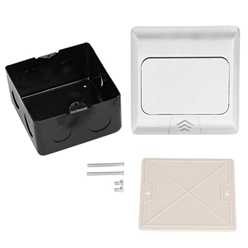 Tomada elétrica de piso dupla USB rápida pop-up tampas de tomada de piso caixa embutida soquete de m