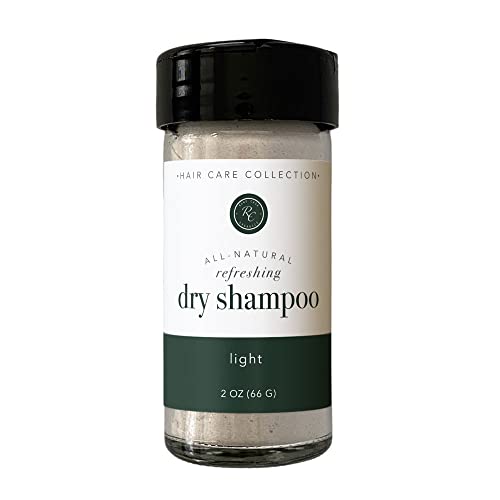Rowe Casa Organics All-Natural Dry Shampoo for Light Hair, Non-Toxic Dry Shampoo Powder Soaks Up Excess Oill and Grease for Hair and Scalp, Made for All Hair Types, 2 oz