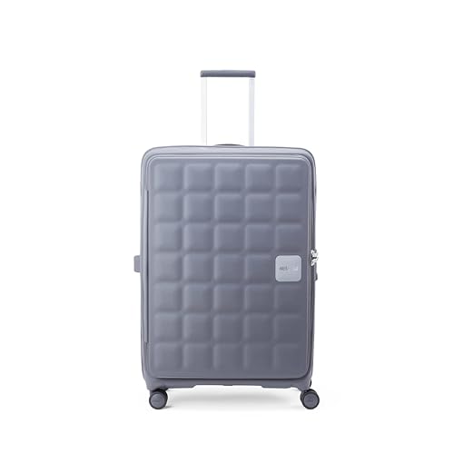 Image of American Tourister Bitbloc | Check-in Trolley Bag (79.5 cm) | 106 Ltrs | 360 8 Wheel Spinner | Hard Case | Recessed TSA Lock | 3 Years Global Warranty | Grey
