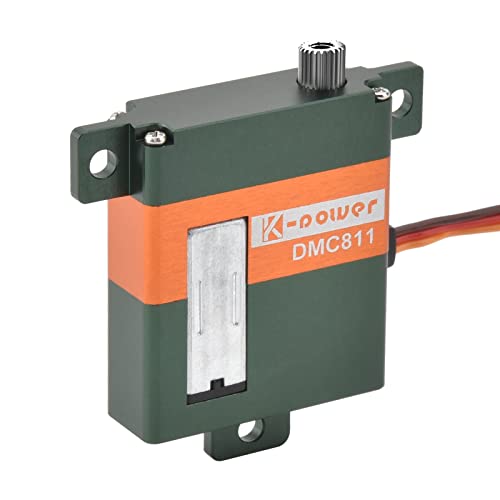 K-Power Dmc811 8Kg Thin-Wing Servo,29G Mini Rc Servo,Digital Servo For Rc Airplane Glider,Full Aluminum Case Servo #TOP6