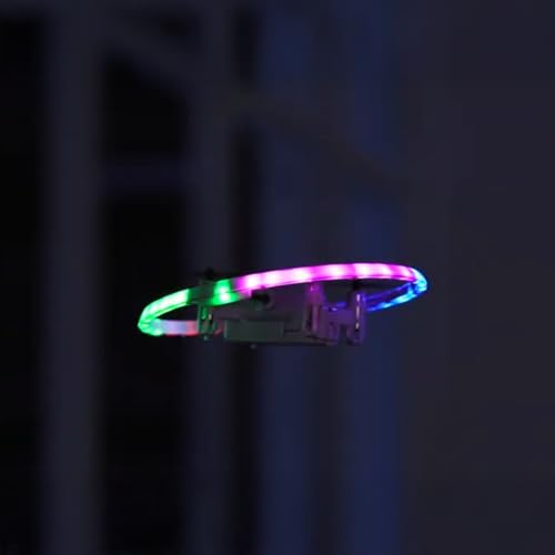 2.4 GHz Quadcopter QUASAR Lightshow, 13 x 13 x 3,3 cm I Ferngesteuerte Drohne mit rotierendem Lichtring I Drohne für Anfänger geeignet I Ab 14 Jahre – Bild 8