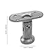 KiBcsLic Stairs Handrail Bracket Handrail Mounts Handrail Post Support Stainless Steel for Staircases, Flat shaped