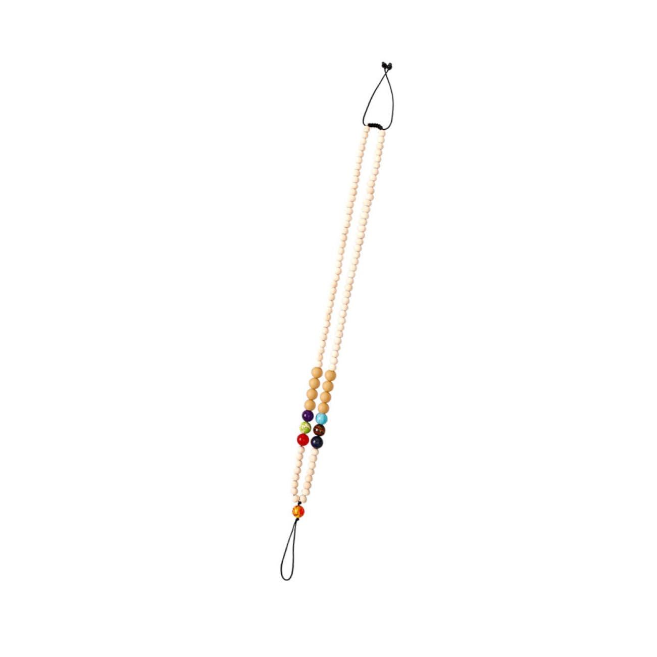 3 Piezas De Cadena De Cuentas De Silicona Para Teléfono Celular Correa Para Colgar Portátil Práctico Cordón Para El Cuello Para Exteriores