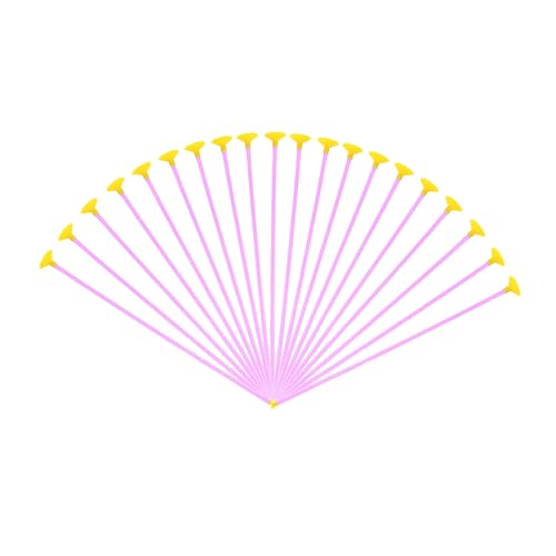 ZGWANSUI 20 Pack Suction Cup Arrows, 16.9 Inch/43cm Replacement Suction Cup Arrows for Archery Bow, Sucker Play Arrows with Rubber Tip for Target Practice, Indoor Outdoor Game, Pink