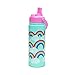 Yoobi Rainbow Sprinkles Stainless Steel Water Bottle 18 oz w/Spill-Proof Lid Straw Dishwasher Safe Adult & Kids Bottle BPA & PVC-Free Leak Proof (Mint Rainbow Sprinkles)
