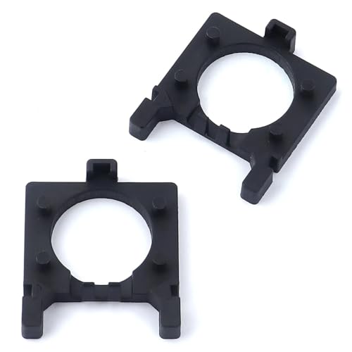 XEBRAD 2 Piezas H1 Base de Luces de Coche Soporte de Bombilla LED Adaptador de enchufes Base, for Ford, for Focus, 2012 Actualización de halógeno H1 a Base de Luces LED Soporte para Faros Delanteros