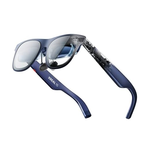 XREAL 1S AR/XR Brille, 500" Virtuell Bildschirm, 52° Sichtfeld, Native 3DoF, REAL 3D AR Glasses mit X1 Chip, kompatibel mit Alle USB-C DP-Geräte & iPhone 17/16/15, Handhelds wie ROG/SteamDeck