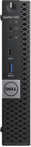 Image of Dell OptiPlex 7050 mini Desktop Computer PC with 24 inch FHD Monitor, Intel Core i5-7500, 16GB RAM, 512GB SSD, Wi-Fi, Bluetooth, Keyboard & Mouse, Windows 11 Pro (Renewed)