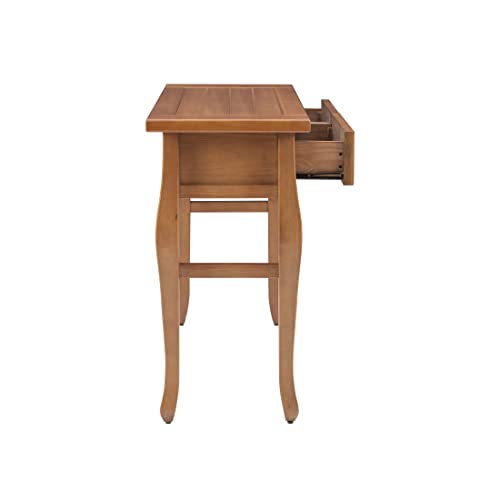 Linon Santa Fe Console Table Antique Finish, Brown 15.98"D X 44.02"W X 30"H #TOP6