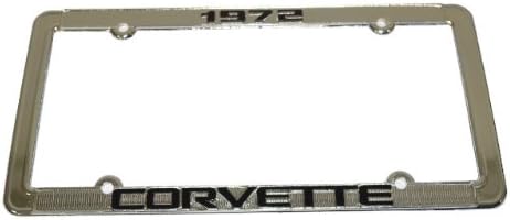 1978 Corvette License Plate Frame Chrome