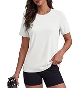 MAGCOMSEN Women's Short Sleeve Shirt UPF 80+ Sun Protection T-Shirts Quick Dry Workout Gym Runnin...