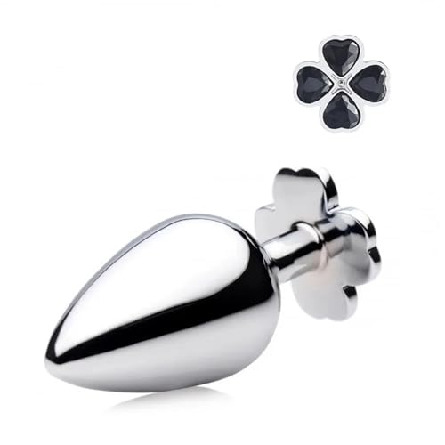 Bouchon anal ergonomique en métal pour une insertion douce et sécurisée