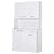HOMCOM 71" Freestanding Kitchen Buffet Hutch Cupboard with 6 Doors, 3 Adjustable Shelves, and 1 Drawer, White
